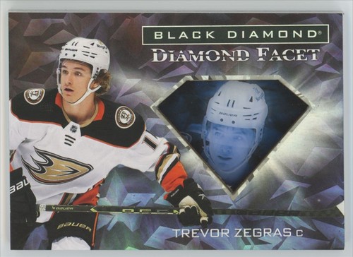 2022-23 Upper Deck Black Diamond Facet Trevor Zegras Anaheim Ducks #DF-TZ