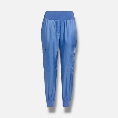 Cinq à Sept Women's Blue Giles Twill Cargo Joggers Size M