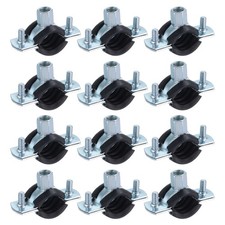 12 Pcs Split Ring Pipe Hanger, 20mm/0.8inch Adjustable Pipe Bracket Clamp