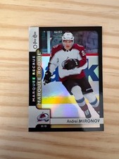 2017-18 O-Pee-Chee Rainbow Black #619 Andrei Mironov 008/100 Colorado Avalanche
