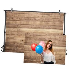 Wooden Backdrop Baby Shower Backdrops Boho Party Decorations Backdrops 7x5ft