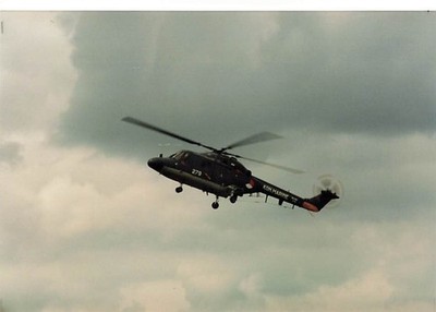 Foto Westland Lynx Helicopter Biggin Hill 07.07.1987 ca. 11 x 16cm - scc5410h