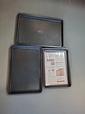 HONGBAKE Ceramic Baking Sheet Pan Set, Cookie Sheet for Oven, Bakeware Sets with