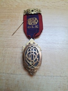 Vintage 1934 RAOB Silver Gilt ROH Medal Jewel Gosport Deputy P.G.P Joseph Rabone