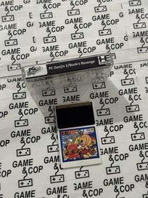 PC Engine Hu PC GENJIN 2 Card With Case - Japanese - US SELLER - AUTHENTIC