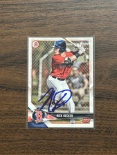2018 Bowman Draft #BD-124 Nick Decker IP Signed Autographed 