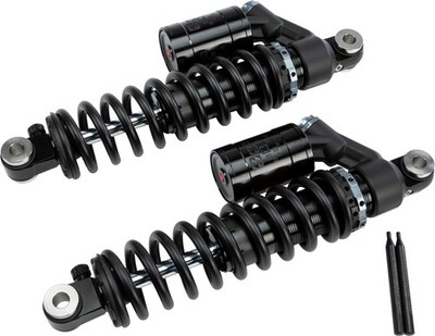 RacingBros HardDrive R0800151-2 Remote Reservoir Rear Shock   Fits Harley Dyna &