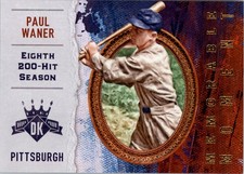 2017 Diamond Kings Memorable Moment #MM15 Paul Waner - BB
