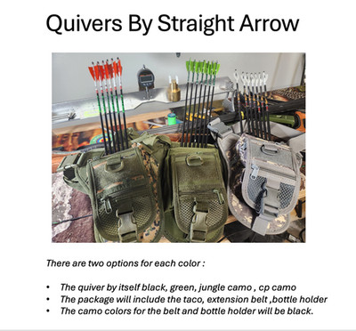 Straight Arrow  Quiver  inspired by popular Hipster-Improved Style