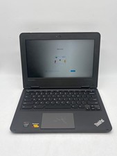 Lot of 2 Lenovo ThinkPad 11e Chromebook Celeron 4GB RAM 16GB SSD - For Parts Re