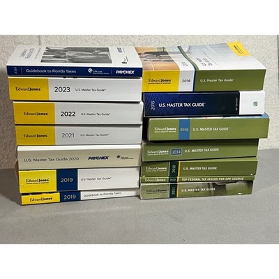 Edward Jones US Master Tax Guide 2011-2023 Florida Tax Guide Bundle