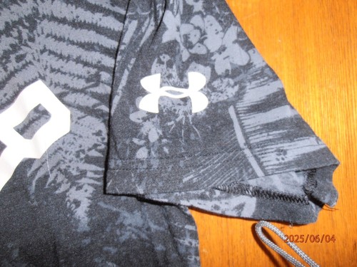 UNDER ARMOUR PROJECT ROCK "WARRIOR MANA" FLORAL LOOSE BLK T-SHIRT MENS XL - Picture 3 of 9