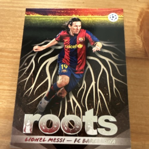 Topps 2016 UEFA Champions League Roots Insert Lionel Messi FC Barcelona #RT-15