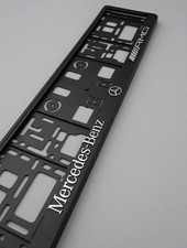 Mercedes Amg 3d European Euro License Number Plate Holder Frame German Car Tag