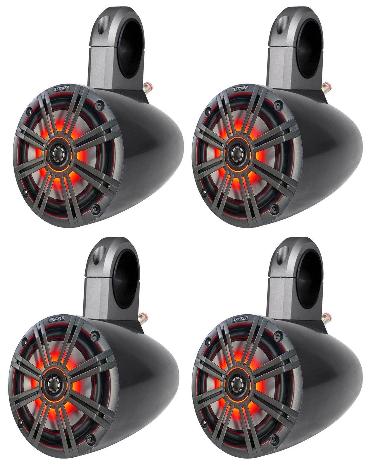 4 Светодиодные колонки KICKER 43KM654LCW 65 780 Вт для морской лодки вейкборда башни 153090₽