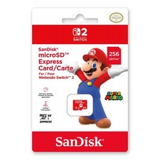 SanDisk 256GB microSD Express Card for NINTENDO SWITCH 2 - In Stock