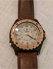 Vintage Timex Adventurer Brown Camel Cash Cigarettes Watch Indiglo Quartz 39mm