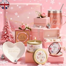 Birthday Gifts Candle Thermos cup Gift Set for Best Friends Female Women Sister