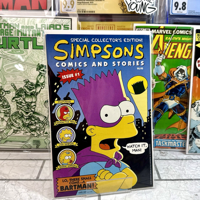 #ad #ad Simpsons Comics and Stories #1 1993 *High Grade $7.49