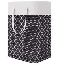 1-Pack Large Collapsible Laundry Basket – Waterproof Freestanding Hamper