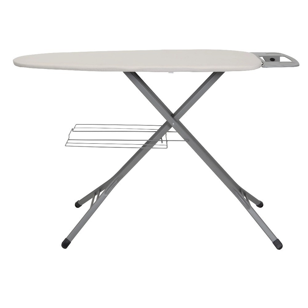 Extra Wide Top Ironing Board with Built-in Iron Rest and Height Adjustment, 47 x