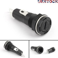 Eurowagens 1XSCI R3-55B Sicherungshalter FüR 6X30Mm Flachsicherung 20A 250V Uk