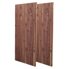 Cedar Fresh Cedar Panels For Closet Bracket Free Natural Wood Storage 2 Pack