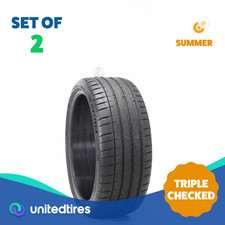 Set Of 2 Used 22535zr19 Michelin Pilot Sport 4 S 88y - 7.532