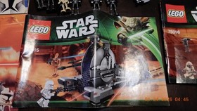 LEGO Star Wars 75016 Homing Spider Droid + 7681 and 75015 NOT COMPLETE