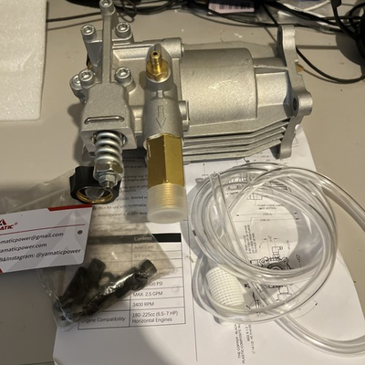 #ad YAMATIC 3 4quot; Shaft Horizontal Pressure Washer Pump 3000 PSI Power Washer Pump $55.00