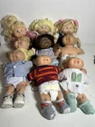 Cabbage Patch Kids - 1978-1982 's ,2015,2019Vintage Doll Lot - 9 Dolls Used
