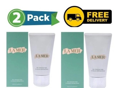2x La Mer The Cleansing Foam Face Cleanser 4.2 oz/125mL NIB Free shipping
