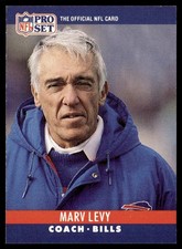 1990 Pro Set Marv Levy Buffalo Bills #48
