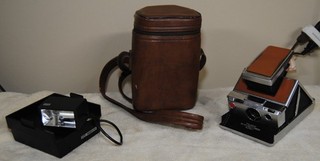 Polaroid SX 70 Alpha 1 Land Camera with ITT Magicflash & Case