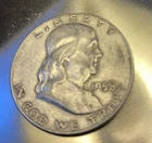 1958-D Franklin Half Dollar ~ 90% Silver
