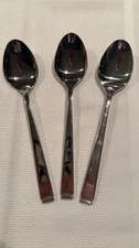 Reed & Barton Barclay Stainless Flatware Teaspoons, Pierced Tablespoon~ EUC!
