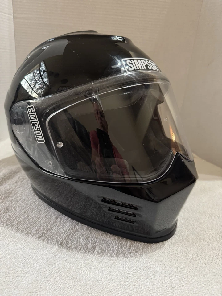 Casco de motocicleta Simpson Ghost Bandit talla XXL Foto 3 de 4