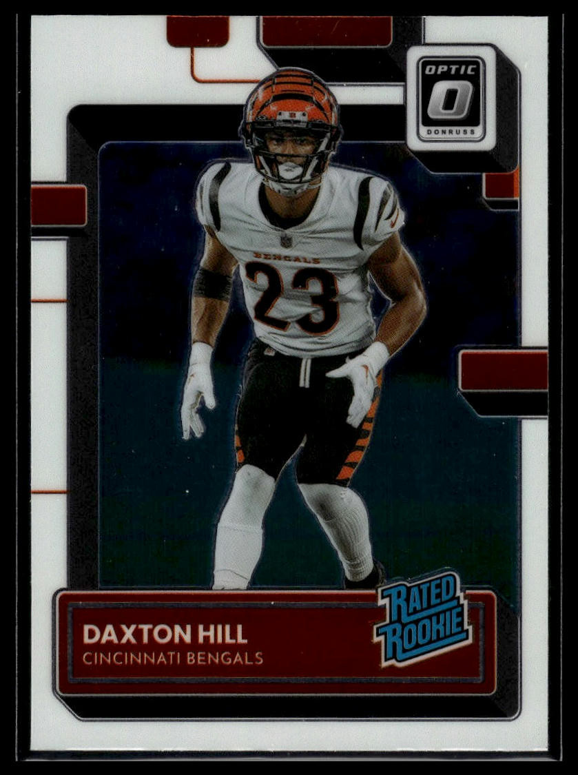2022 Donruss Optic Daxton Hill Rated Rookie Card #257