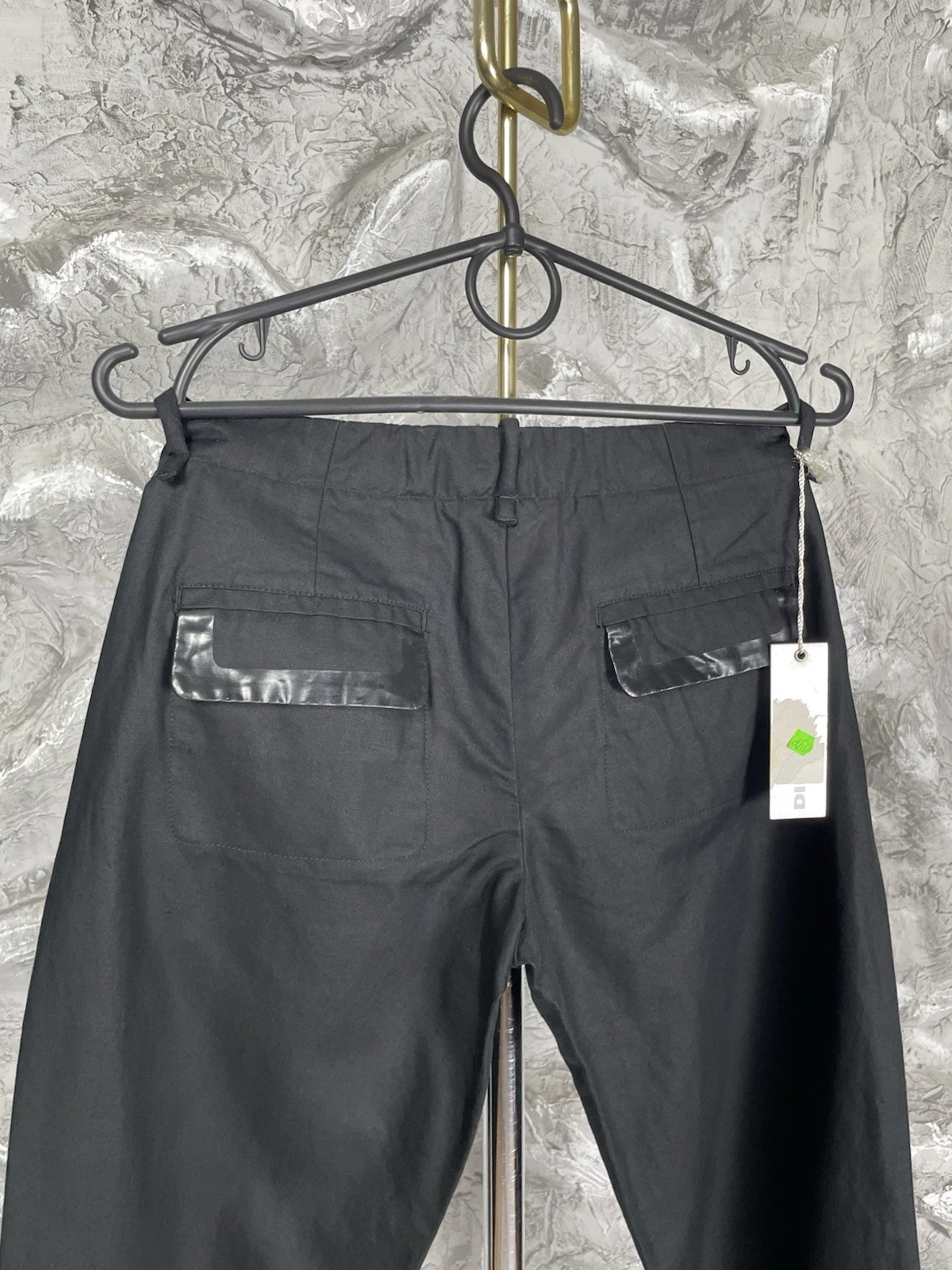 NUOVI pantaloni Diesel Y2K oppio lattice tasche taglia 28 prezzo consigliato $ 200 stile Rick Owens CCP