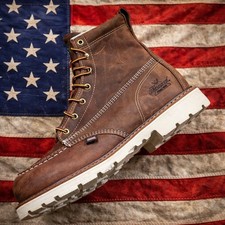 Thorogood 6" American Heritage MOC Steel Toe Boot [804-4375] MADE IN USA Fact2nd