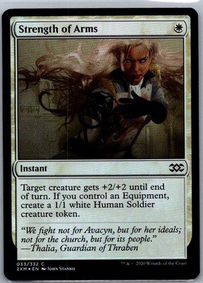 Strength of Arms (C) #33 Foil Double Masters MTG NM