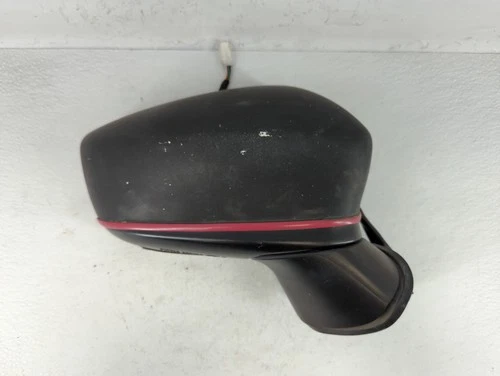 2014-2016 Mazda 3 Passenger Right Side View Power Door Mirror Black G6WQY