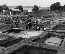 Mosaic Floor Of Roman Verulamium 1900S Old Photo