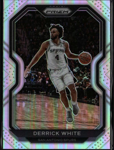 2020-21 Panini Prizm #174 Derrick White Silver Prizms B594