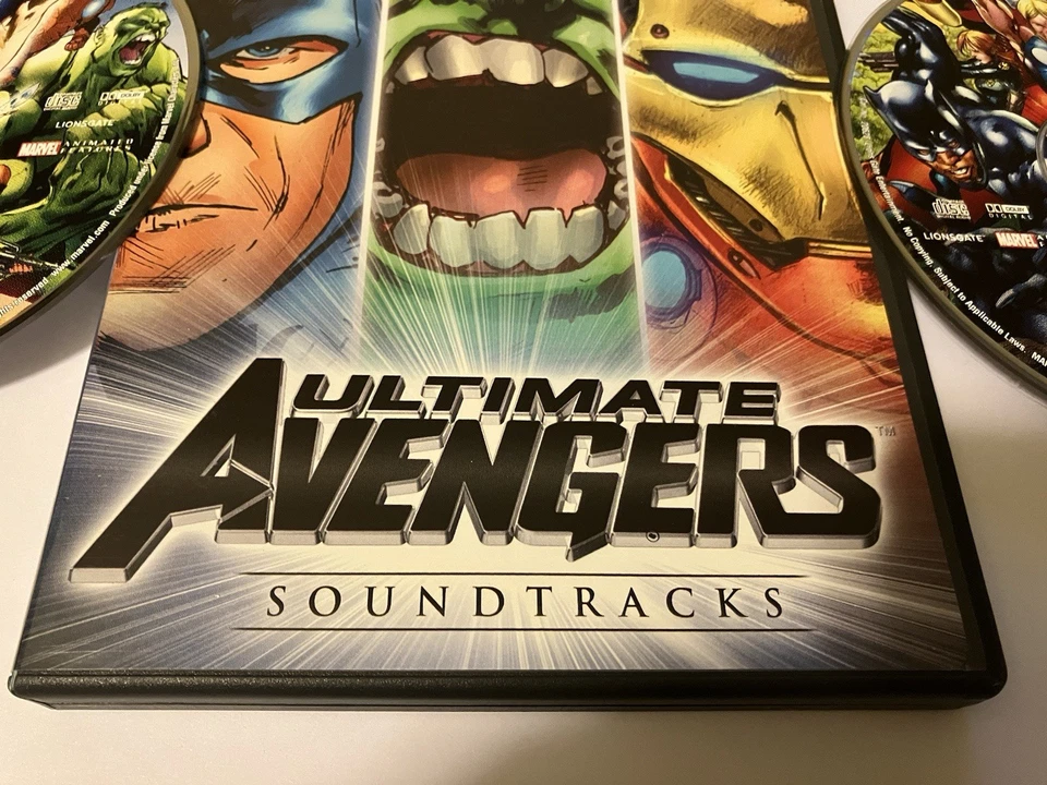 ULTIMATE AVENGERS COLLECTION 4 DISC BOXSET DVD CD SOUNDTRACKS 2006 RARE HTF OOP - Image 2 of 4