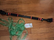 HandSonic Pull Up Bar for Doorway No Screws Chin Up Adjustable Dip for Home Gym