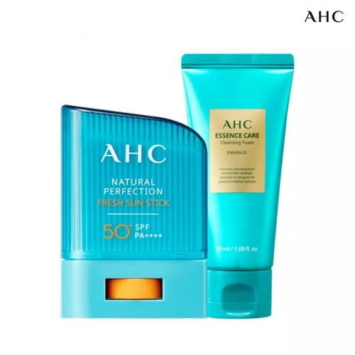 Barra solar AHC Natural Perfection Fresh (SPF50+/PA++++) + espuma limpiadora 50 ml - Imagen 2 de 7