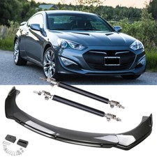 For Hyundai Genesis Coupe Carbon Fiber Front Bumper Lip Spoiler Strut Rods For Hyundai Genesis Coupe Carbon Fiber Front Bumper Lip Spoiler Strut Rods