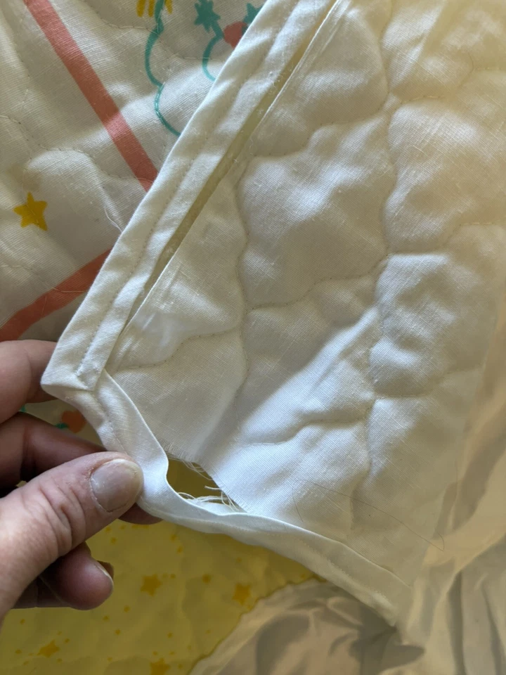 ВИНТАЖНОЕ детское одеяло Care Bears Sunshine Bear одеяло на воздушном шаре хлопок - Изображение 4 из 4