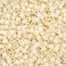 Miyuki Delica Seed Beads Size 11/0 Opaque Bisque White 7.2g DB1490 